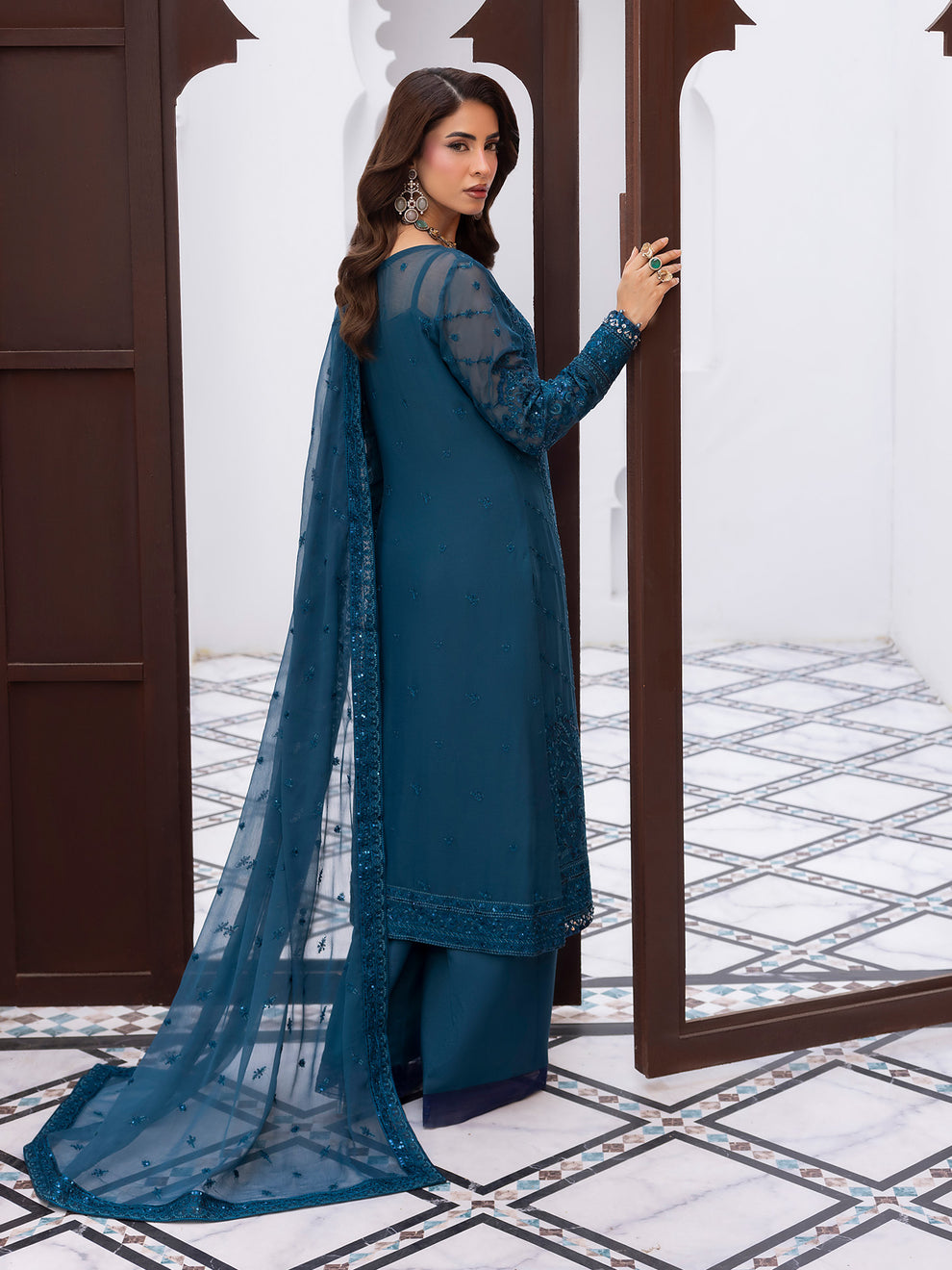 Buy Gulaal Maeri Luxury Chiffion '26 |Mist . choose good quality brands like Maria b zainab Chottani, Hussain Rehar etc... Various Pakistani branded dresses summer fabric, elegant design, perfect for casual & formal wear also shop eid collections from khaslibaas .delivery available in UK, USA, Canada, UAE, Dubai and other countries... 