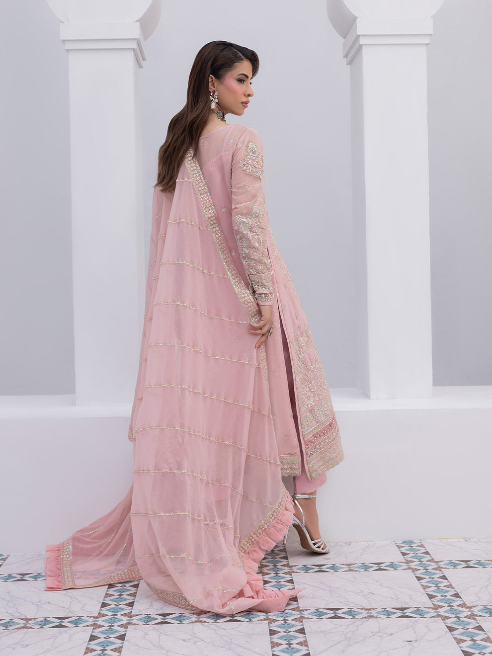 Buy Gulaal Maeri Luxury Chiffion '26 | Perle . choose good quality brands like Maria b zainab Chottani, Hussain Rehar etc... Various Pakistani branded dresses summer fabric, elegant design, perfect for casual & formal wear also shop eid collections from khaslibaas .delivery available in UK, USA, Canada, UAE, Dubai and other countries... 