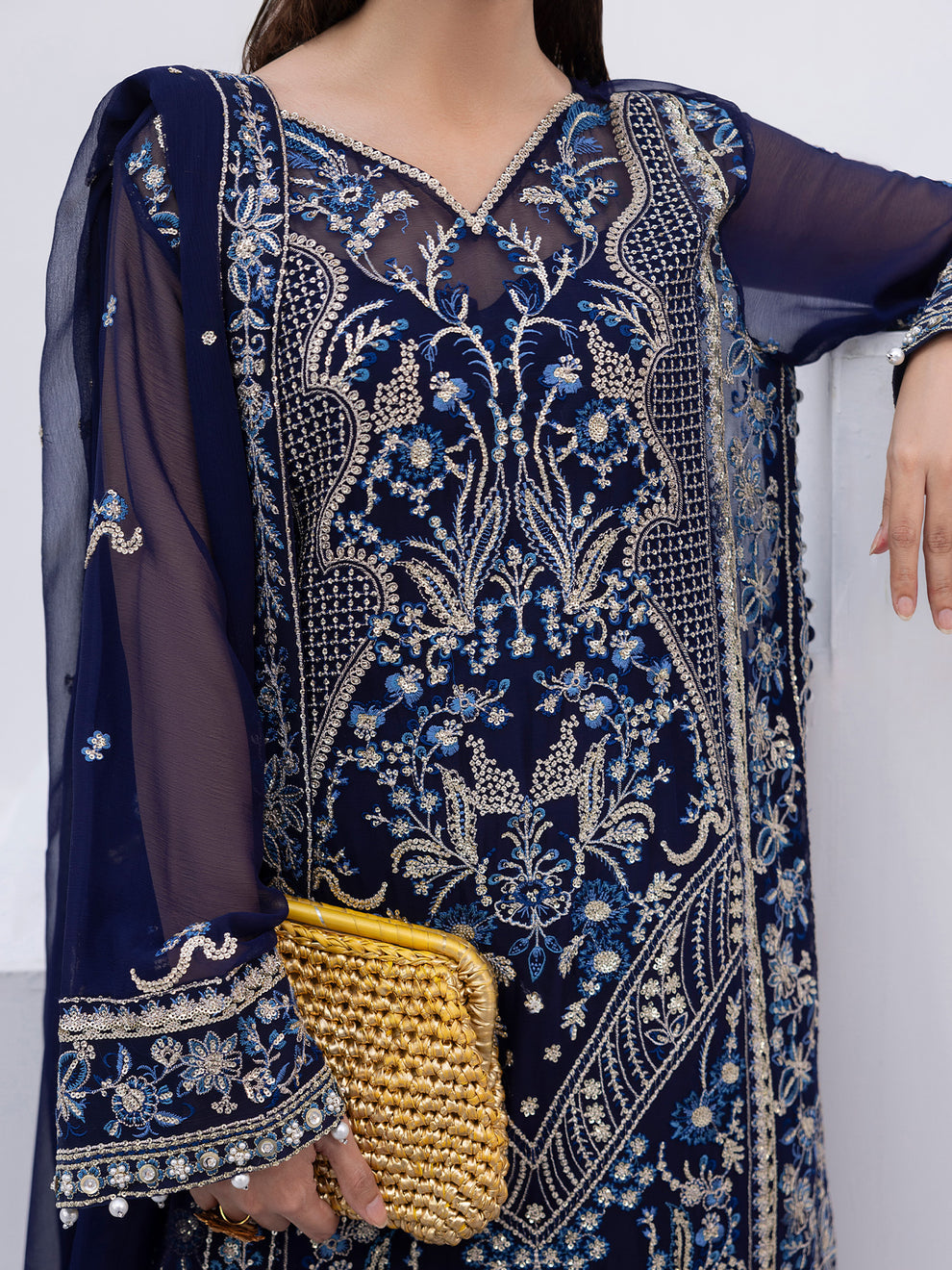 Buy Gulaal Maeri Luxury Chiffion '26 | choose good quality brands like Maria b zainab Chottani, Hussain Rehar etc... Various Pakistani branded dresses summer fabric, elegant design, perfect for casual & formal wear also shop eid collections from khaslibaas .delivery available in UK, USA, Canada, UAE, Dubai and other countries... 
