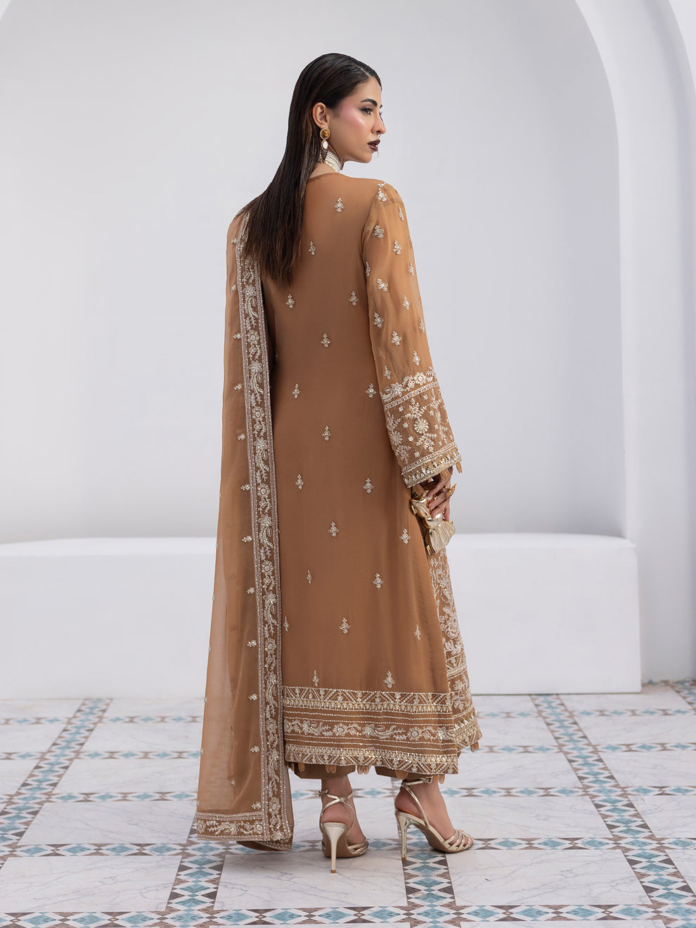 Buy Gulaal Maeri Luxury Chiffion '26 | Mirage . choose good quality brands like Maria b zainab Chottani, Hussain Rehar etc... Various Pakistani branded dresses summer fabric, elegant design, perfect for casual & formal wear also shop eid collections from khaslibaas .delivery available in UK, USA, Canada, UAE, Dubai and other countries... 