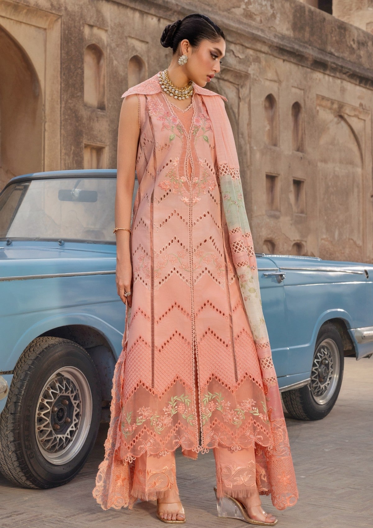 Shop from khaslibaas | Saira Shakira bloom Lawn '26 (Ambre-7A) .Buy 100% original Designer Suit like Maria b, Sobia Nazir zainab Chottani Various Pakistani brands perfect for casual & formal wear.delivery available in UK, USA, Canada, UAE, Dubai and other countries... 