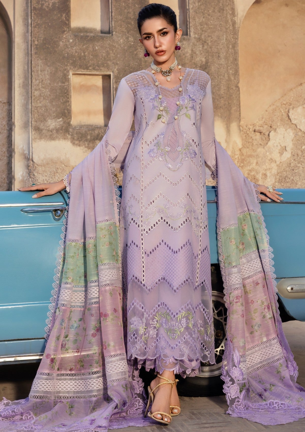 Shop from khaslibaas | Saira Shakira bloom Lawn '26 (Ambre-7B) .Buy 100% original Designer Suit like Maria b, Sobia Nazir zainab Chottani Various Pakistani brands perfect for casual & formal wear.delivery available in UK, USA, Canada, UAE, Dubai and other countries... 