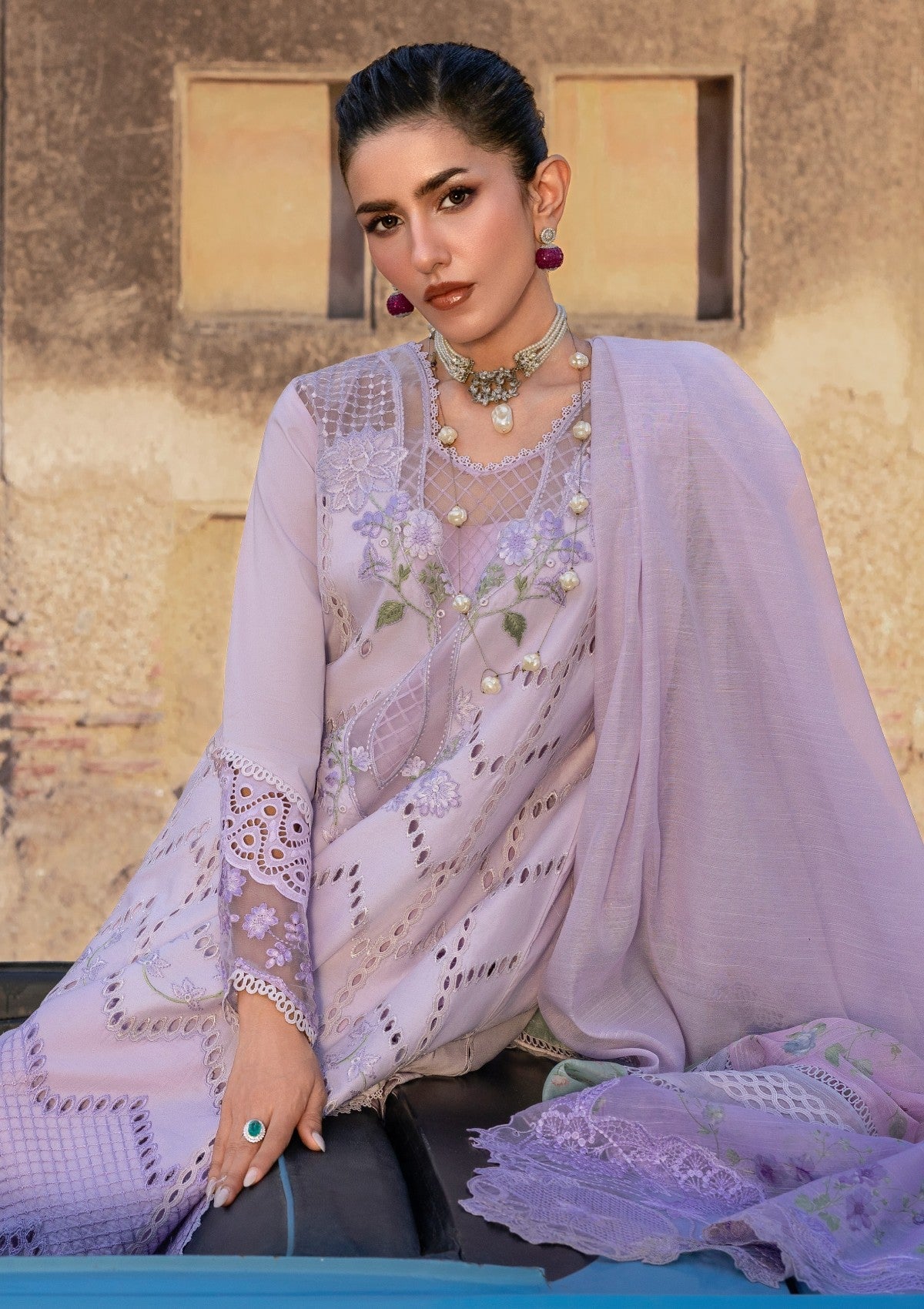 Shop from khaslibaas | Saira Shakira bloom Lawn '26 (Ambre-7B) .Buy 100% original Designer Suit like Maria b, Sobia Nazir zainab Chottani Various Pakistani brands perfect for casual & formal wear.delivery available in UK, USA, Canada, UAE, Dubai and other countries... 