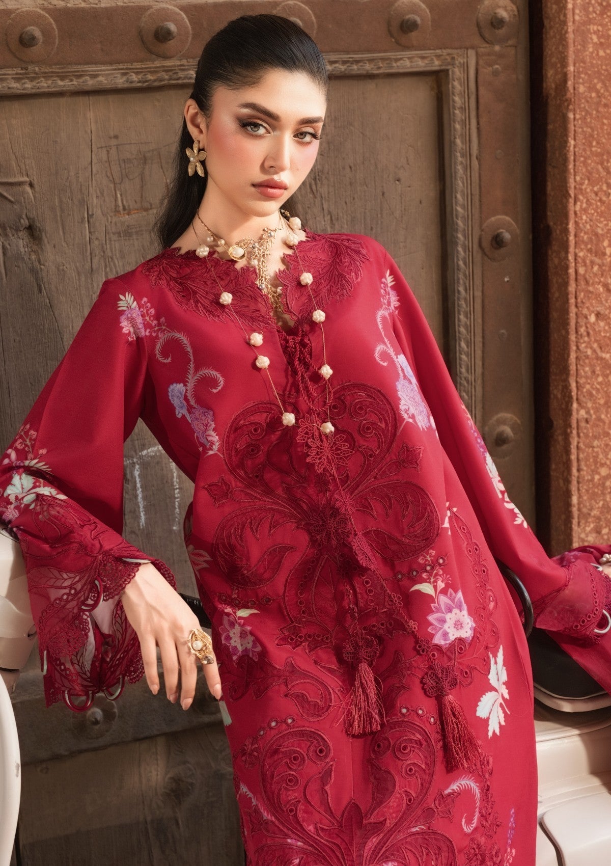 Shop from khaslibaas | Saira Shakira bloom Lawn '26 (Zelie-4B) .Buy 100% original Designer Suit like Maria b, Sobia Nazir zainab Chottani Various Pakistani brands perfect for casual & formal wear.delivery available in UK, USA, Canada, UAE, Dubai and other countries... 