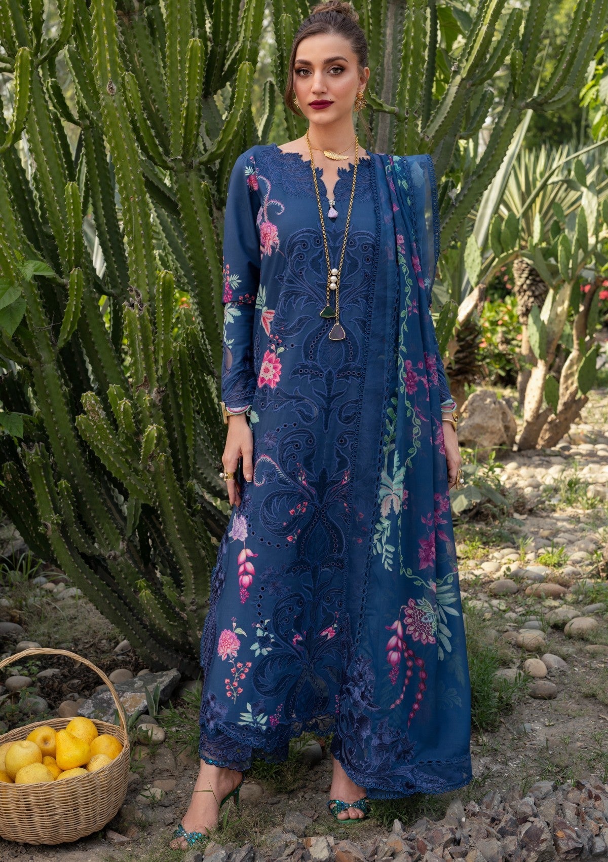 Shop from khaslibaas | Saira Shakira bloom Lawn '26 (Zelie-4A) .Buy 100% original Designer Suit like Maria b, Sobia Nazir zainab Chottani Various Pakistani brands perfect for casual & formal wear.delivery available in UK, USA, Canada, UAE, Dubai and other countries... 