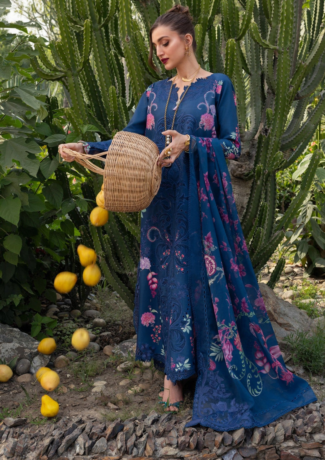 Shop from khaslibaas | Saira Shakira bloom Lawn '26 (Zelie-4A) .Buy 100% original Designer Suit like Maria b, Sobia Nazir zainab Chottani Various Pakistani brands perfect for casual & formal wear.delivery available in UK, USA, Canada, UAE, Dubai and other countries... 