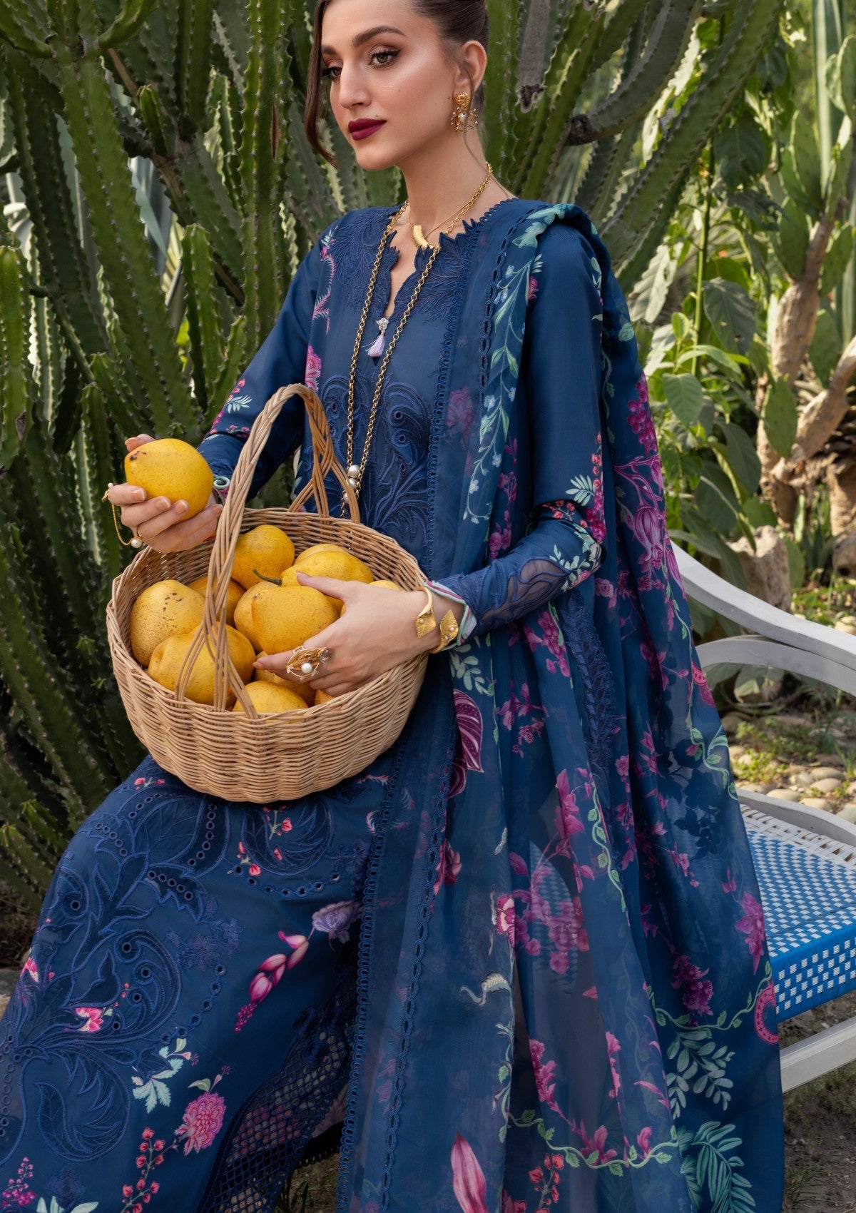 Shop from khaslibaas | Saira Shakira bloom Lawn '26 (Zelie-4A) .Buy 100% original Designer Suit like Maria b, Sobia Nazir zainab Chottani Various Pakistani brands perfect for casual & formal wear.delivery available in UK, USA, Canada, UAE, Dubai and other countries... 