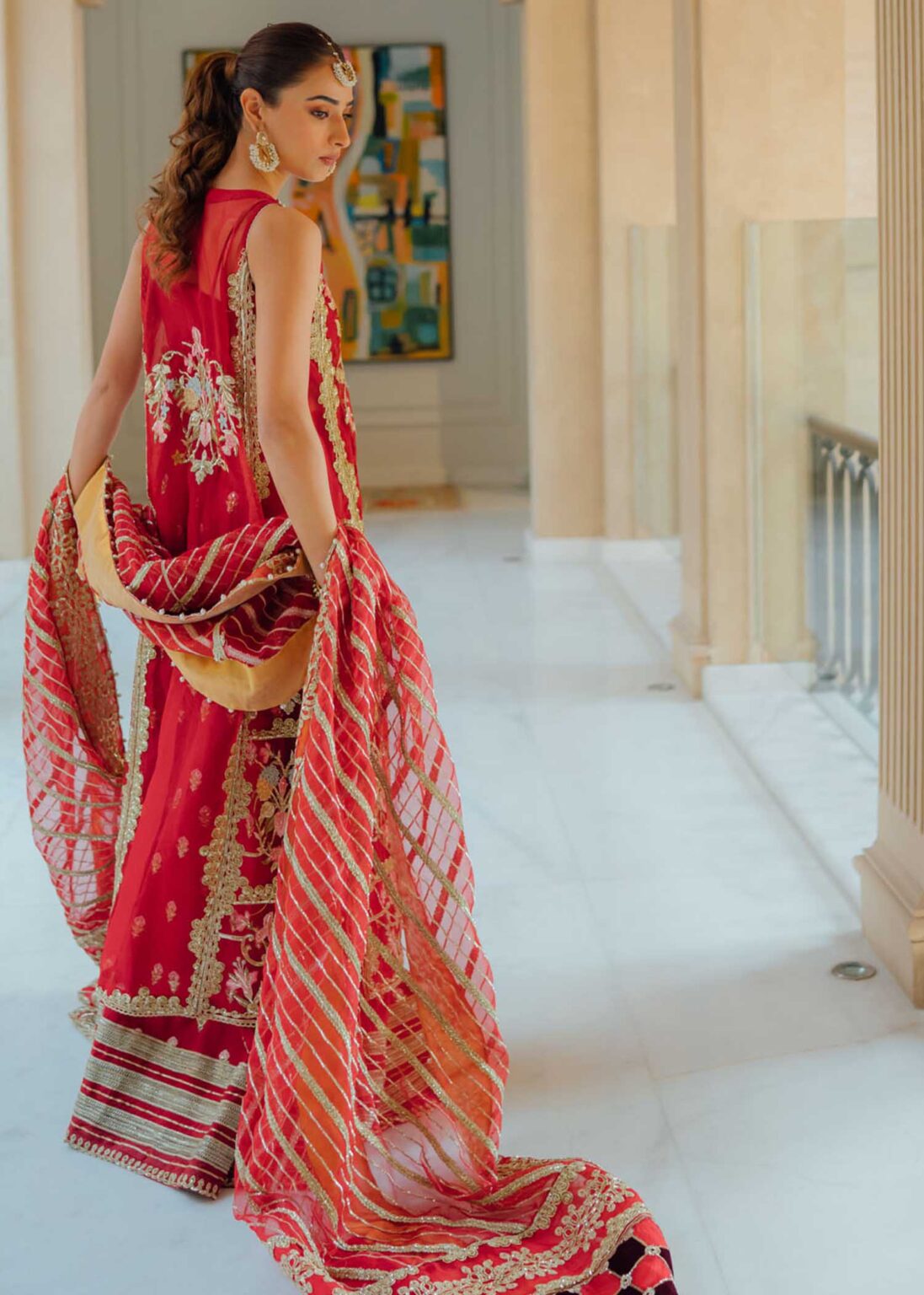 Buy Crimson Scarlet – 2A Wedding Collection | FESTIVE Dress 2026.choose good quality brands like Maria b zainab Chottani, Hussain Rehar etc... Various Pakistani branded dresses summer fabric, elegant design, perfect for casual & formal wear also shop eid collections from khaslibaas .delivery available in UK, USA, Canada, UAE, Dubai and other countries... 
