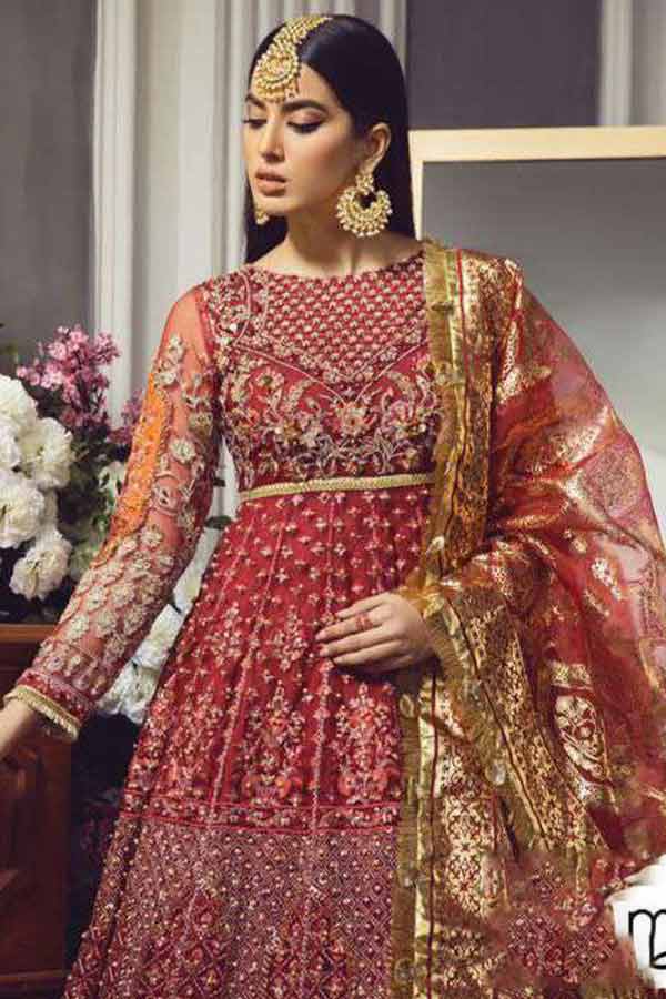 Buy Ezra EZ#06 (Naghma) Wedding Collection`22 | FESTIVE Dress 2026.choose good quality brands like Maria b zainab Chottani, Hussain Rehar etc... Various Pakistani branded dresses summer fabric, elegant design, perfect for casual & formal wear also shop eid collections from khaslibaas .delivery available in UK, USA, Canada, UAE, Dubai and other countries... 