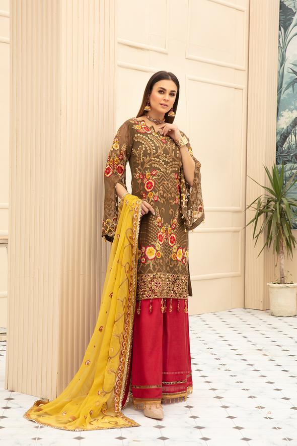 Buy Emaan Adeel Luxury Chiffon Collection 2020 | FESTIVE Dress 2026.choose good quality brands like Maria b zainab Chottani, Hussain Rehar etc... Various Pakistani branded dresses summer fabric, elegant design, perfect for casual & formal wear also shop eid collections from khaslibaas .delivery available in UK, USA, Canada, UAE, Dubai and other countries... 