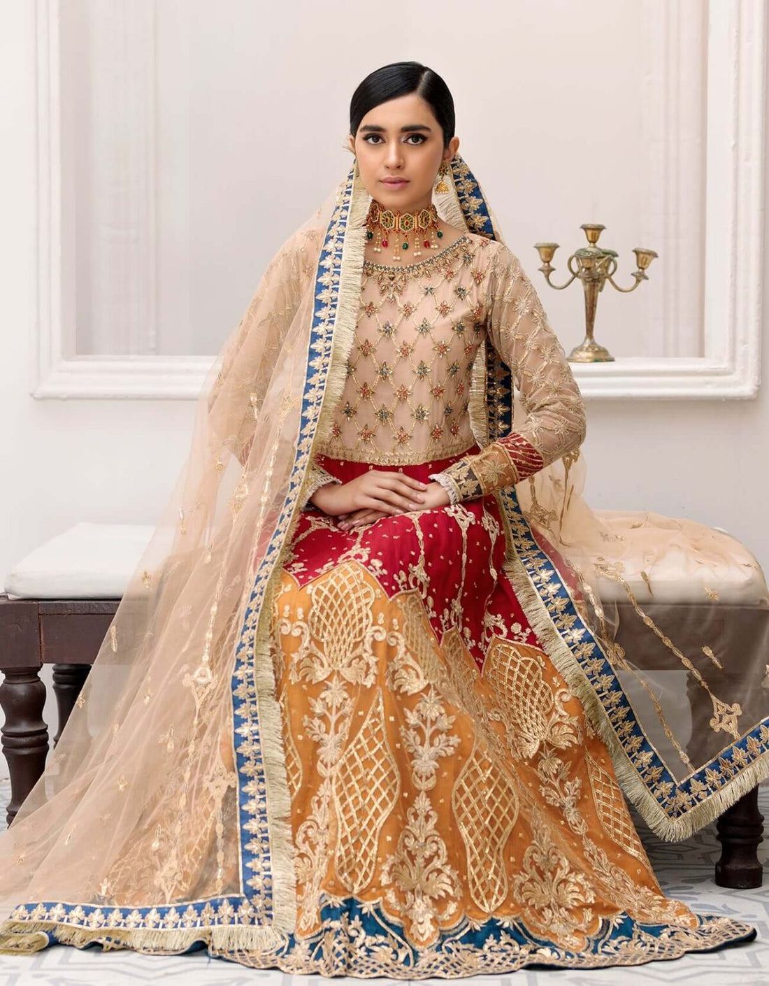Buy Emaan Adeel BL#301 Belle Robe`22 | FESTIVE Dress 2026.choose good quality brands like Maria b zainab Chottani, Hussain Rehar etc... Various Pakistani branded dresses summer fabric, elegant design, perfect for casual & formal wear also shop eid collections from khaslibaas .delivery available in UK, USA, Canada, UAE, Dubai and other countries... 