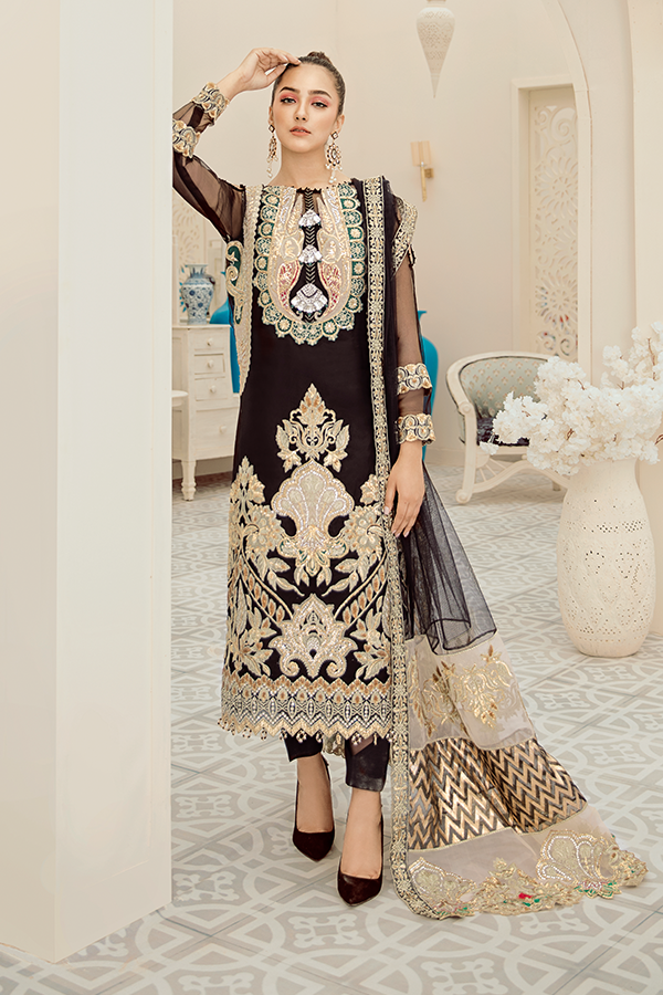 Buy Imrozia Premium – I-112 Bonheur | FESTIVE Dress 2026.choose good quality brands like Maria b zainab Chottani, Hussain Rehar etc... Various Pakistani branded dresses summer fabric, elegant design, perfect for casual & formal wear also shop eid collections from khaslibaas .delivery available in UK, USA, Canada, UAE, Dubai and other countries... 