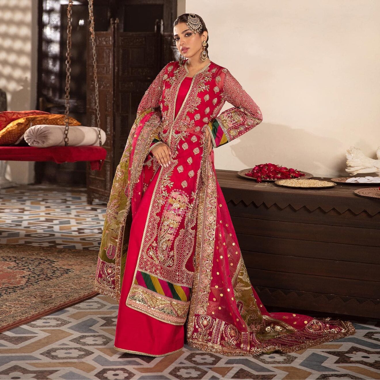 Buy MARYAM HUSSAIN BANO | FESTIVE COLLECTION choose good quality brands like Maria b zainab Chottani, Hussain Rehar etc... Various Pakistani branded dresses summer fabric, elegant design, perfect for casual & formal wear also shop eid collections from khaslibaas .delivery available in UK, USA, Canada, UAE, Dubai and other countries... 