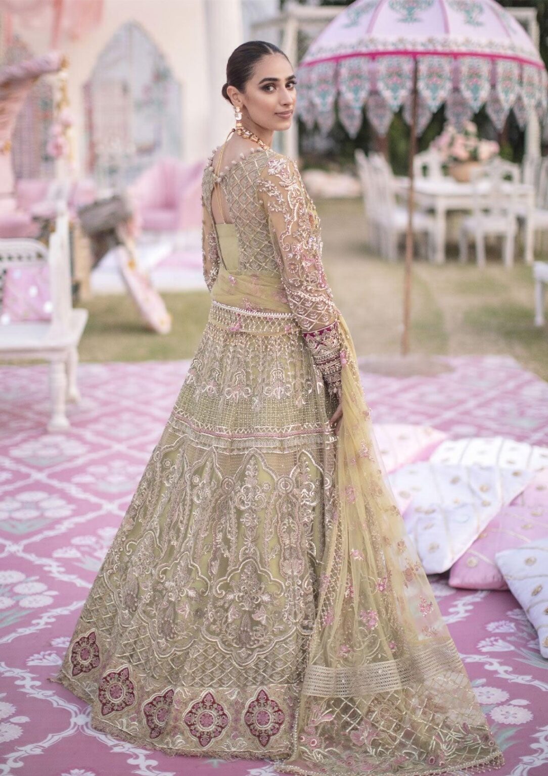 Buy Elaf by Veer Di Wedding EVW-03 (MUMTAZ)  | FESTIVE Dress 2026.choose good quality brands like Maria b zainab Chottani, Hussain Rehar etc... Various Pakistani branded dresses summer fabric, elegant design, perfect for casual & formal wear also shop eid collections from khaslibaas .delivery available in UK, USA, Canada, UAE, Dubai and other countries... 