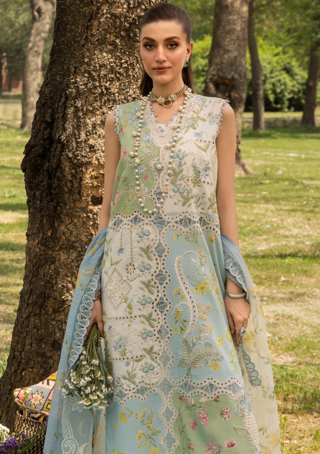 Shop from khaslibaas | Saira Shakira bloom Lawn '26 (Lana-3A) .Buy 100% original Designer Suit like Maria b, Sobia Nazir zainab Chottani Various Pakistani brands perfect for casual & formal wear.delivery available in UK, USA, Canada, UAE, Dubai and other countries... 