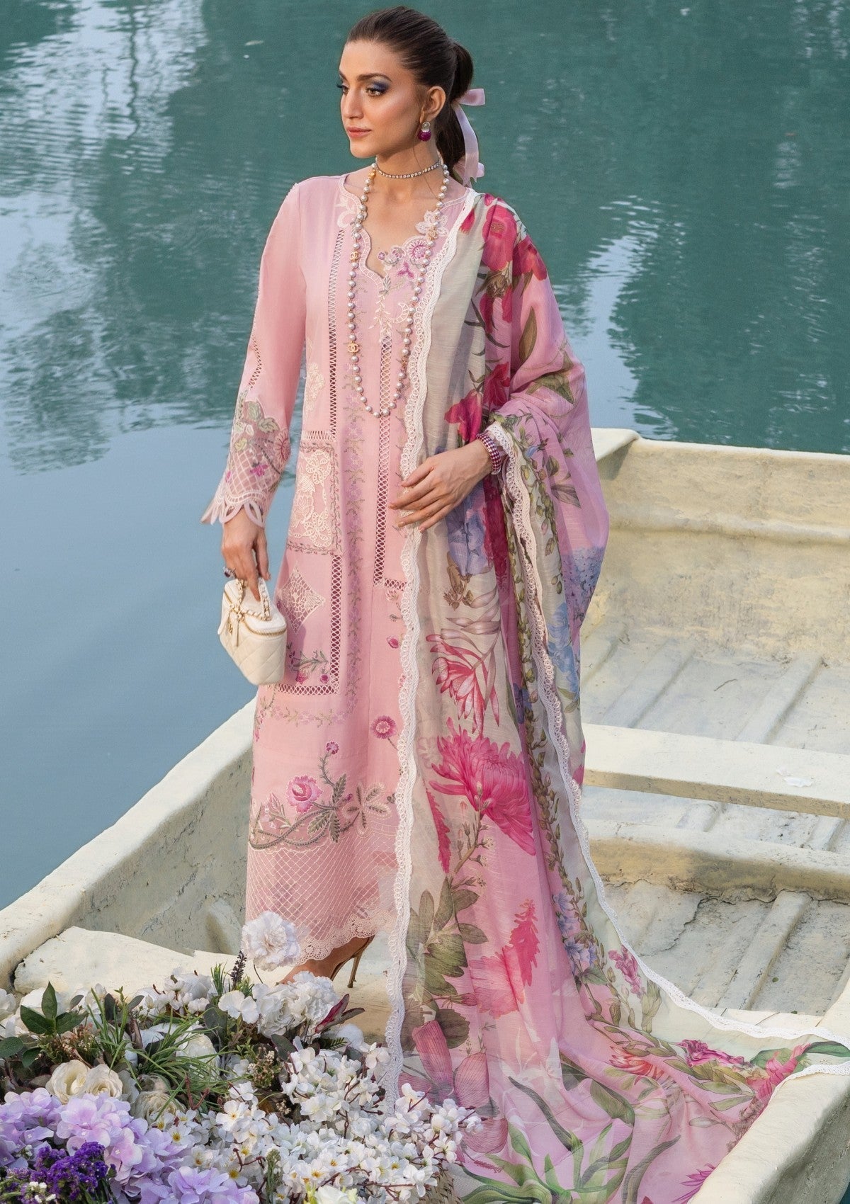 Shop from khaslibaas | Saira Shakira bloom Lawn '26 (Iris-8A) .Buy 100% original Designer Suit like Maria b, Sobia Nazir zainab Chottani Various Pakistani brands perfect for casual & formal wear.delivery available in UK, USA, Canada, UAE, Dubai and other countries... 