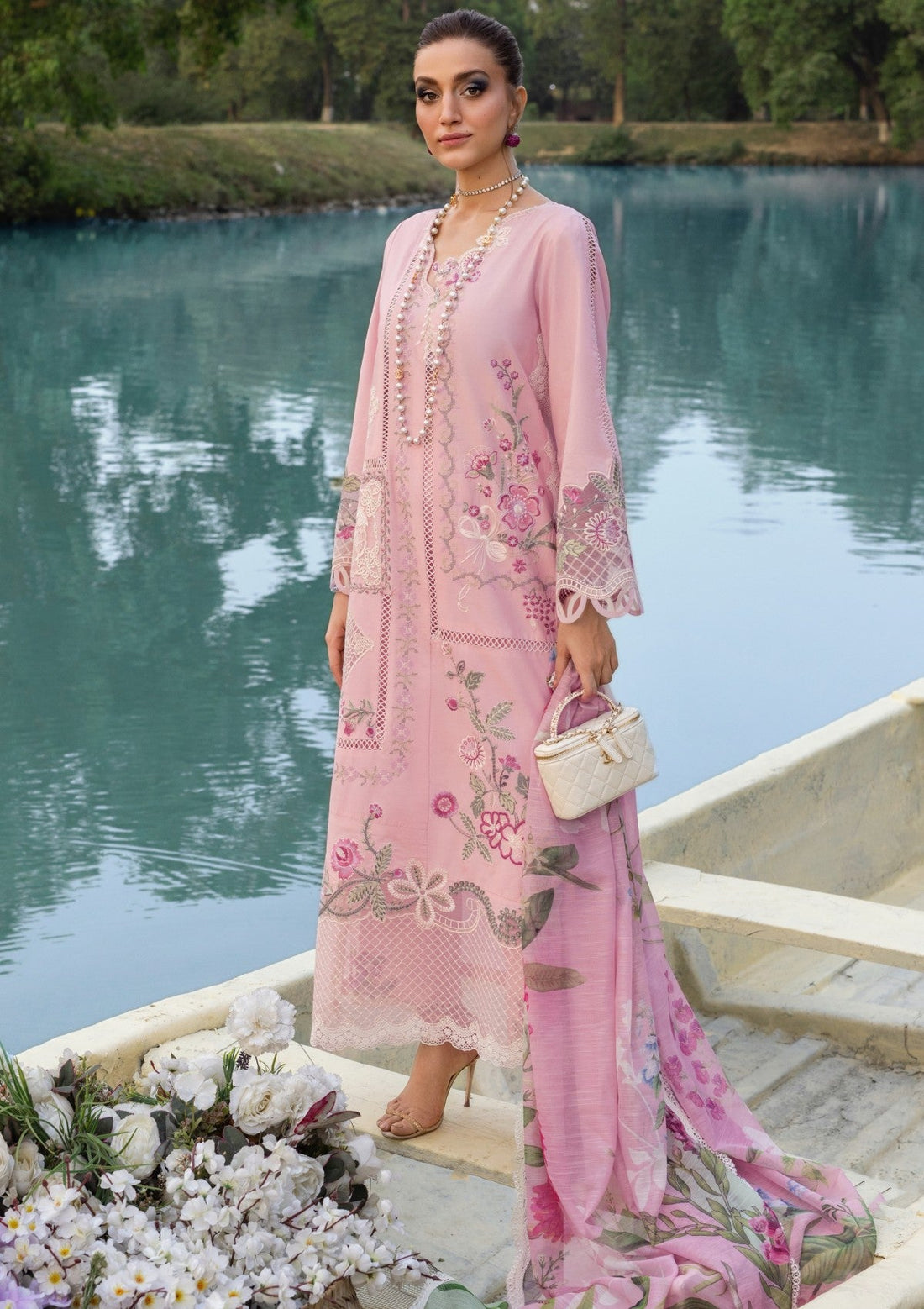 Shop from khaslibaas | Saira Shakira bloom Lawn '26 (Iris-8A) .Buy 100% original Designer Suit like Maria b, Sobia Nazir zainab Chottani Various Pakistani brands perfect for casual & formal wear.delivery available in UK, USA, Canada, UAE, Dubai and other countries... 