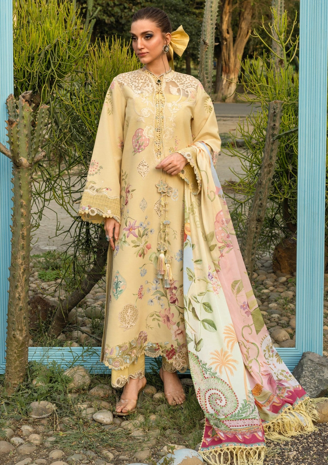 Shop from khaslibaas | Saira Shakira bloom Lawn '26 (Maella -6B) .Buy 100% original Designer Suit like Maria b, Sobia Nazir zainab Chottani Various Pakistani brands perfect for casual & formal wear.delivery available in UK, USA, Canada, UAE, Dubai and other countries... 