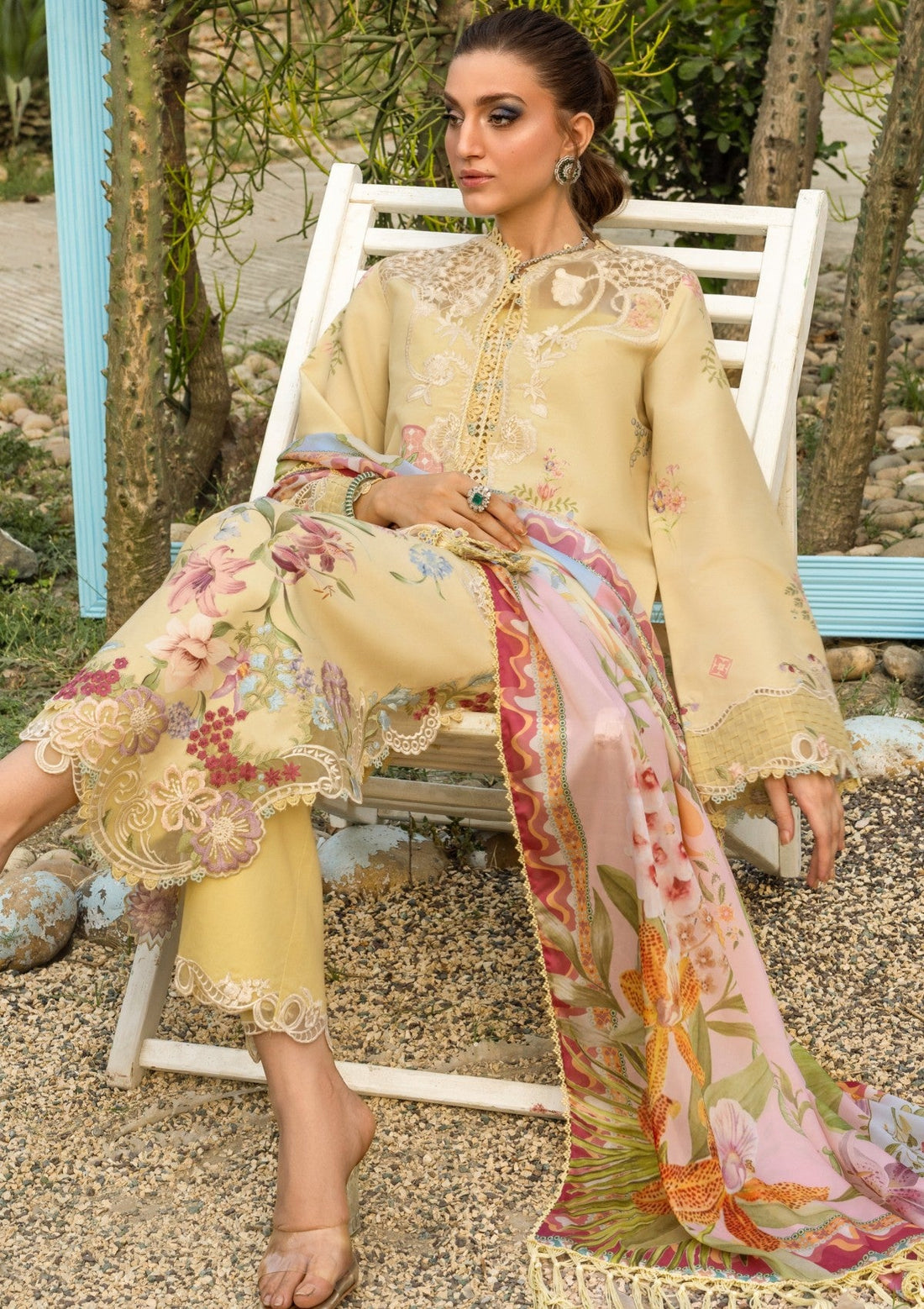 Shop from khaslibaas | Saira Shakira bloom Lawn '26 (Maella -6B) .Buy 100% original Designer Suit like Maria b, Sobia Nazir zainab Chottani Various Pakistani brands perfect for casual & formal wear.delivery available in UK, USA, Canada, UAE, Dubai and other countries... 