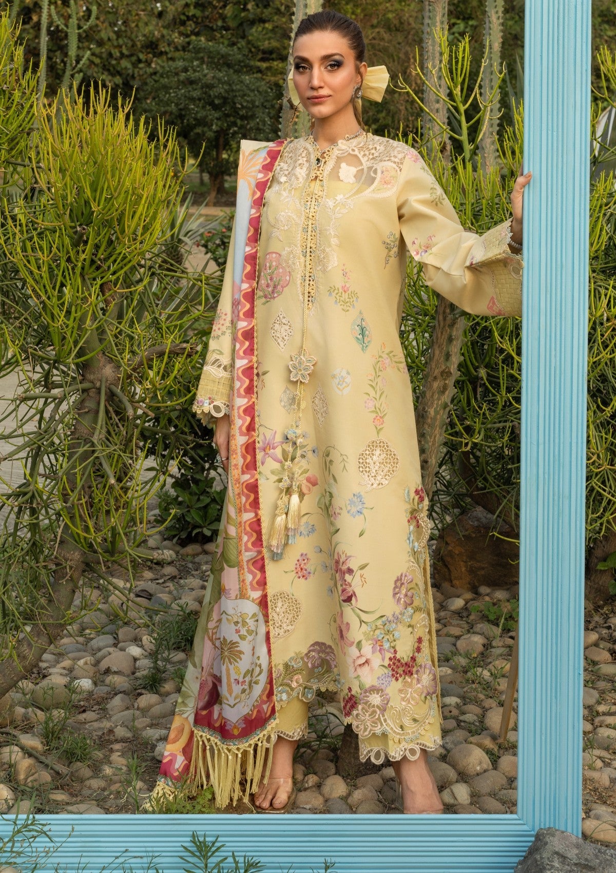 Shop from khaslibaas | Saira Shakira bloom Lawn '26 (Maella -6B) .Buy 100% original Designer Suit like Maria b, Sobia Nazir zainab Chottani Various Pakistani brands perfect for casual & formal wear.delivery available in UK, USA, Canada, UAE, Dubai and other countries... 