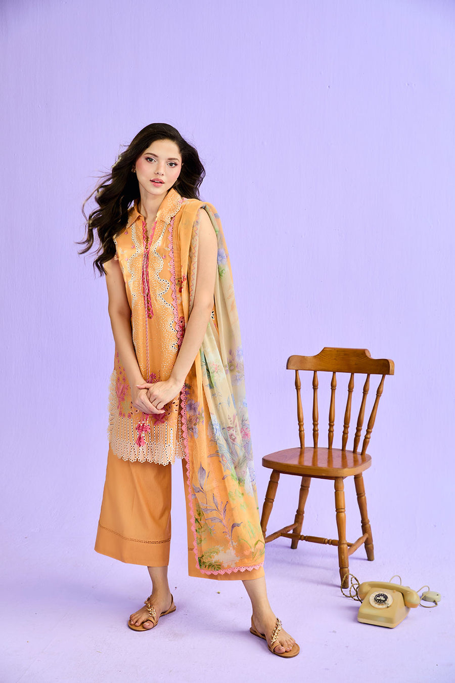 Buy from khaslibaas | sobia nazir VITAL 2026 Vol 2  | 3 piece unstitched embroidered lawn suit for women (design 4A).choose good quality brands like Maria b zainab Chottani Various Pakistani branded dresses summer fabric, elegant design, perfect for casual & formal wear.delivery available in UK, USA, Canada, UAE, Dubai and other countries... 