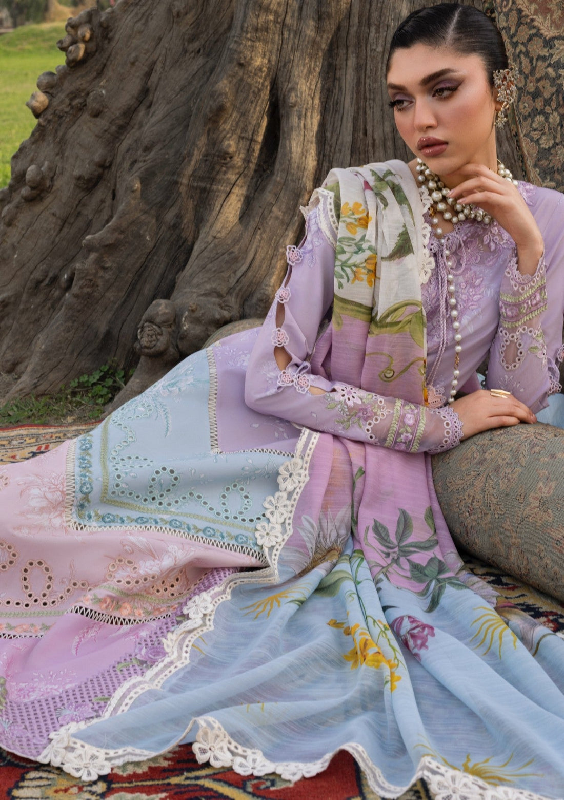 Shop from khaslibaas | Saira Shakira bloom Lawn '26 (Ava-1B) .Buy 100% original Designer Suit like Maria b, Sobia Nazir zainab Chottani Various Pakistani brands perfect for casual & formal wear.delivery available in UK, USA, Canada, UAE, Dubai and other countries... 