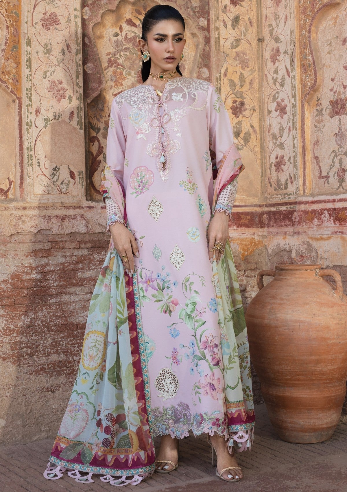 Shop from khaslibaas | Saira Shakira bloom Lawn '26 (Maella -6A) .Buy 100% original Designer Suit like Maria b, Sobia Nazir zainab Chottani Various Pakistani brands perfect for casual & formal wear.delivery available in UK, USA, Canada, UAE, Dubai and other countries... 