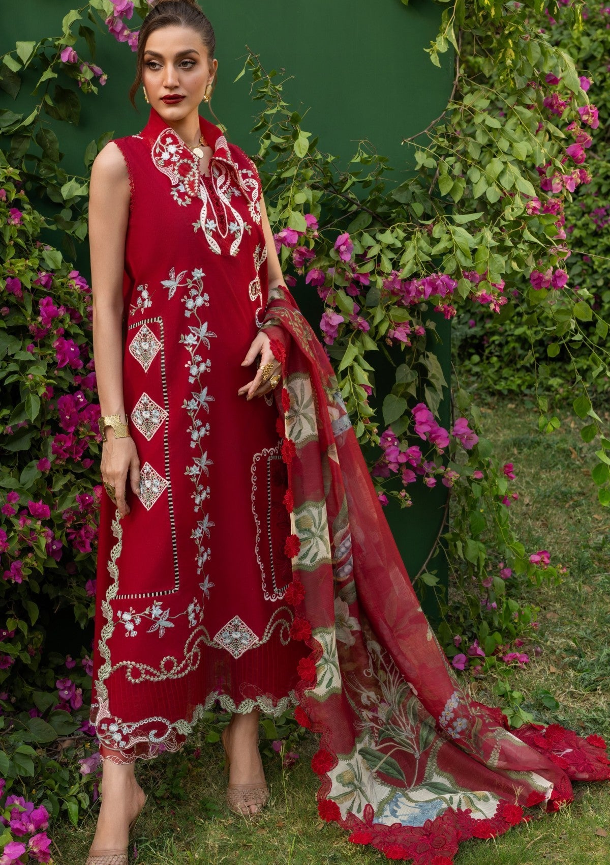 Shop from khaslibaas | Saira Shakira bloom Lawn '26 (Elise -5B) .Buy 100% original Designer Suit like Maria b, Sobia Nazir zainab Chottani Various Pakistani brands perfect for casual & formal wear.delivery available in UK, USA, Canada, UAE, Dubai and other countries... 
