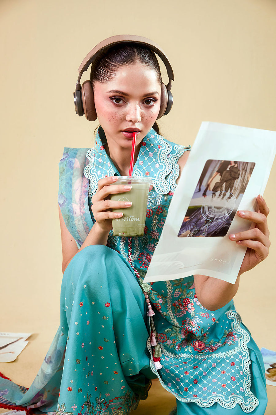 Buy from khaslibaas | sobia nazir VITAL 2026 Vol 2  | 3 piece unstitched embroidered lawn suit for women (design 5A).choose good quality brands like Maria b zainab Chottani Various Pakistani branded dresses summer fabric, elegant design, perfect for casual & formal wear.delivery available in UK, USA, Canada, UAE, Dubai and other countries... 