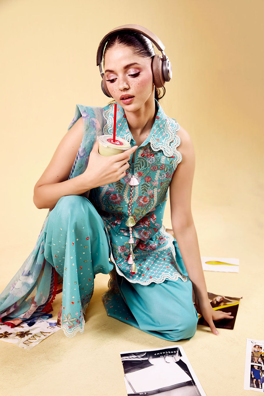 Buy from khaslibaas | sobia nazir VITAL 2026 Vol 2  | 3 piece unstitched embroidered lawn suit for women (design 5A).choose good quality brands like Maria b zainab Chottani Various Pakistani branded dresses summer fabric, elegant design, perfect for casual & formal wear.delivery available in UK, USA, Canada, UAE, Dubai and other countries... 