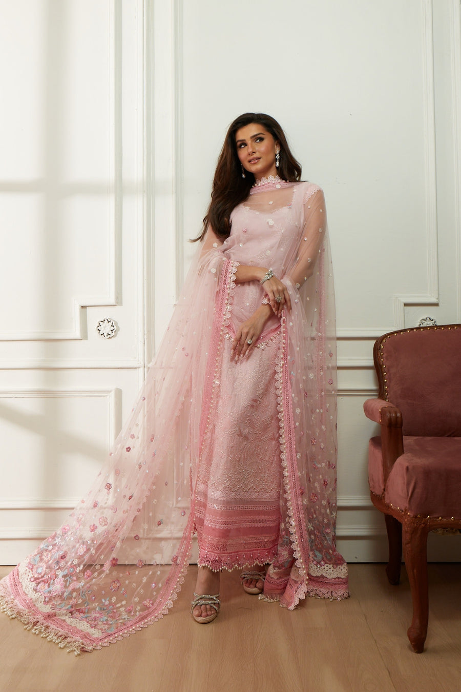 Buy from khaslibaas sobia nazir 3 piece unstitched embroidered lawn suit for women (design 7B).choose good quality brands like Maria b zainab Chottani Various Pakistani branded dresses summer fabric, elegant design, perfect for casual & formal wear.delivery available in UK, USA, Canada, UAE, Dubai and other countries... 