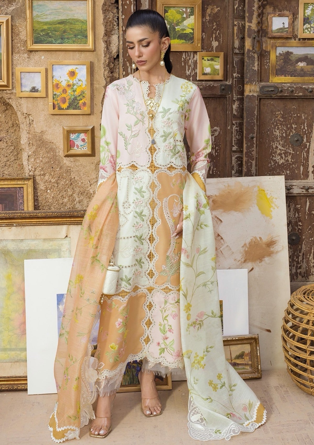 Shop from khaslibaas | Saira Shakira bloom Lawn '26 (Lana-3B) .Buy 100% original Designer Suit like Maria b, Sobia Nazir zainab Chottani Various Pakistani brands perfect for casual & formal wear.delivery available in UK, USA, Canada, UAE, Dubai and other countries... 