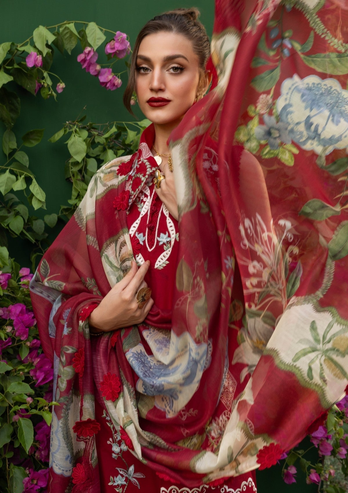Shop from khaslibaas | Saira Shakira bloom Lawn '26 (Elise -5B) .Buy 100% original Designer Suit like Maria b, Sobia Nazir zainab Chottani Various Pakistani brands perfect for casual & formal wear.delivery available in UK, USA, Canada, UAE, Dubai and other countries... 
