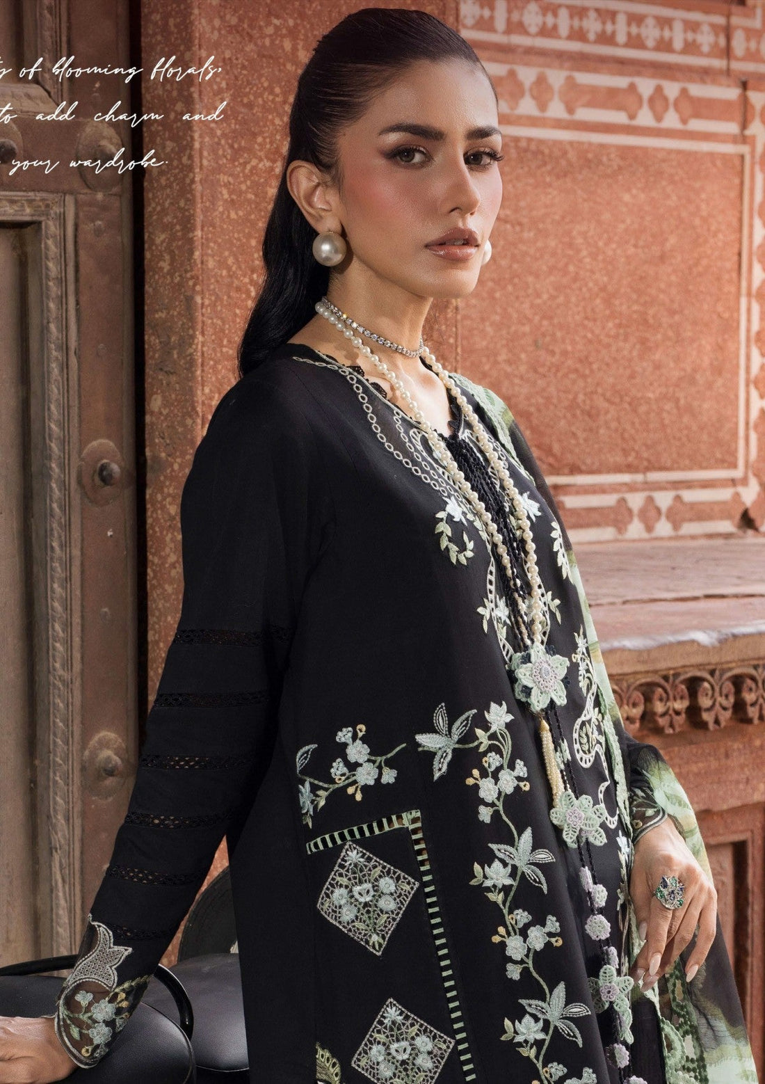 Shop from khaslibaas | Saira Shakira bloom Lawn '26 (Elise -5A) .Buy 100% original Designer Suit like Maria b, Sobia Nazir zainab Chottani Various Pakistani brands perfect for casual & formal wear.delivery available in UK, USA, Canada, UAE, Dubai and other countries... 