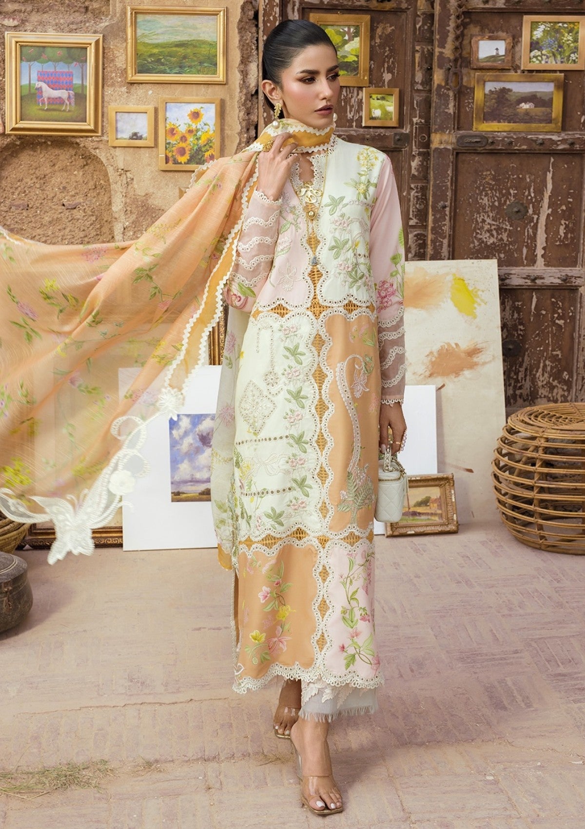 Shop from khaslibaas | Saira Shakira bloom Lawn '26 (Lana-3B) .Buy 100% original Designer Suit like Maria b, Sobia Nazir zainab Chottani Various Pakistani brands perfect for casual & formal wear.delivery available in UK, USA, Canada, UAE, Dubai and other countries... 