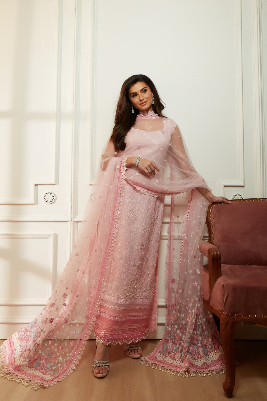 Buy from khaslibaas sobia nazir 3 piece unstitched embroidered lawn suit for women (design 7B).choose good quality brands like Maria b zainab Chottani Various Pakistani branded dresses summer fabric, elegant design, perfect for casual & formal wear.delivery available in UK, USA, Canada, UAE, Dubai and other countries... 