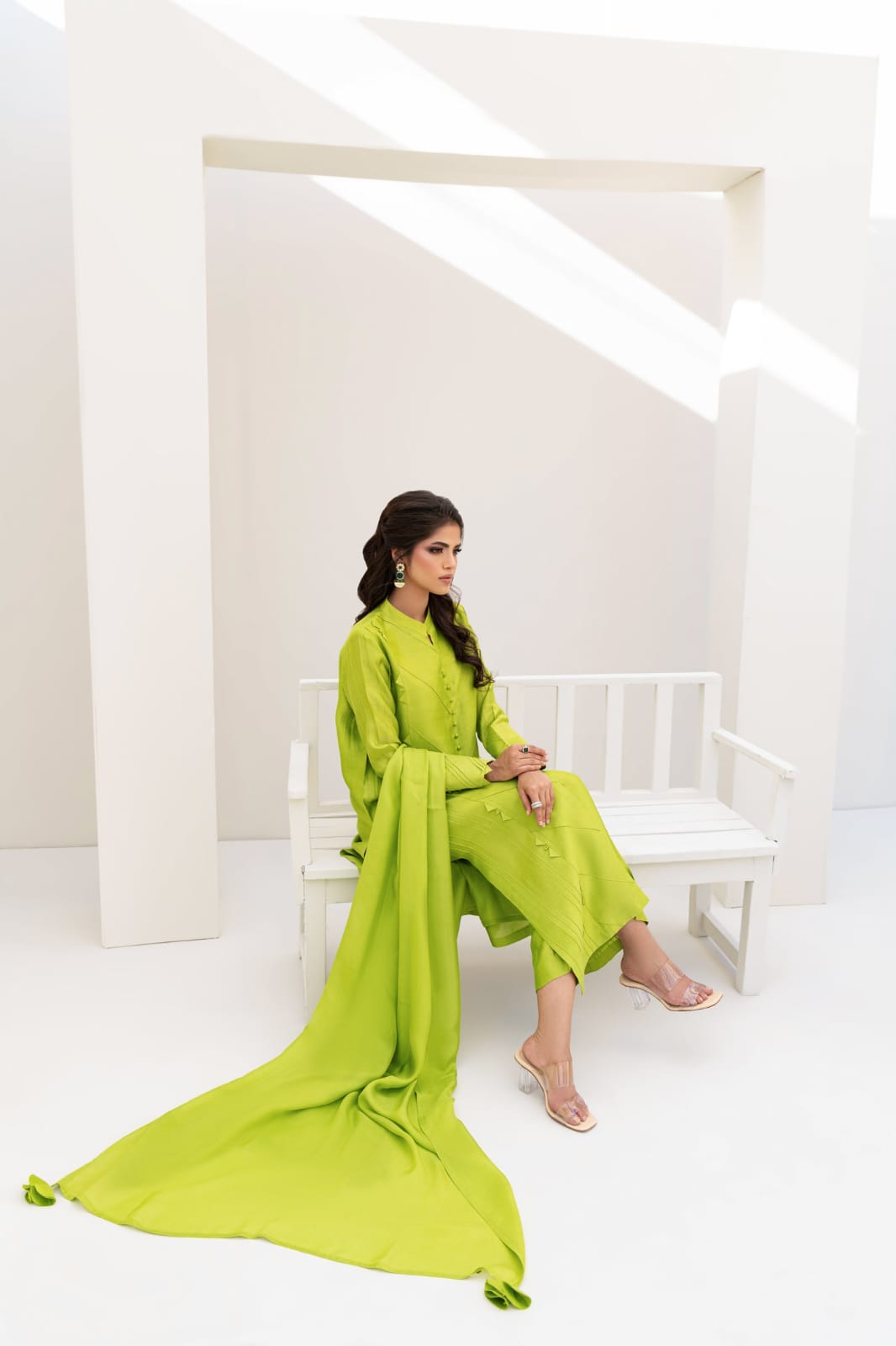 Shop pure shesha silk suits from khaslibaas with great quality and style with your favourite colour delivery available in UK USA Dubai Australia and other countries. 