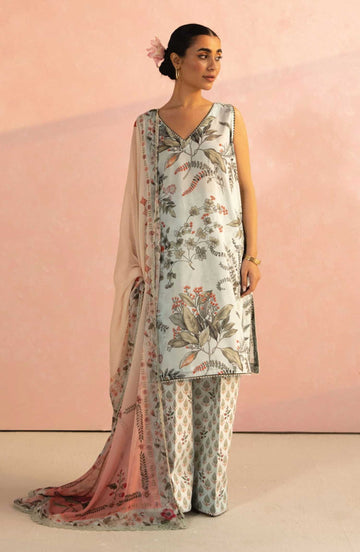 Shop from khaslibaas | Coco by Zara Shahjahan printed Lawn '26 (Nora D7-A ) .Buy 100% original Designer Suit like Maria b, Sobia Nazir zainab Chottani Various Pakistani brands perfect for casual & formal wear.delivery available in UK, USA, Canada, UAE, Dubai and other countries... 
