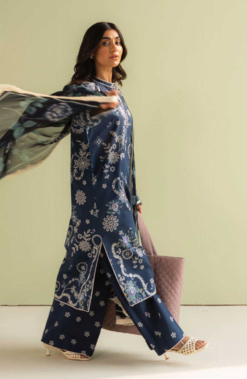 Shop from khaslibaas | Coco by Zara Shahjahan printed Lawn '26 (Nora D8-A ) .Buy 100% original Designer Suit like Maria b, Sobia Nazir zainab Chottani Various Pakistani brands perfect for casual & formal wear.delivery available in UK, USA, Canada, UAE, Dubai and other countries... 