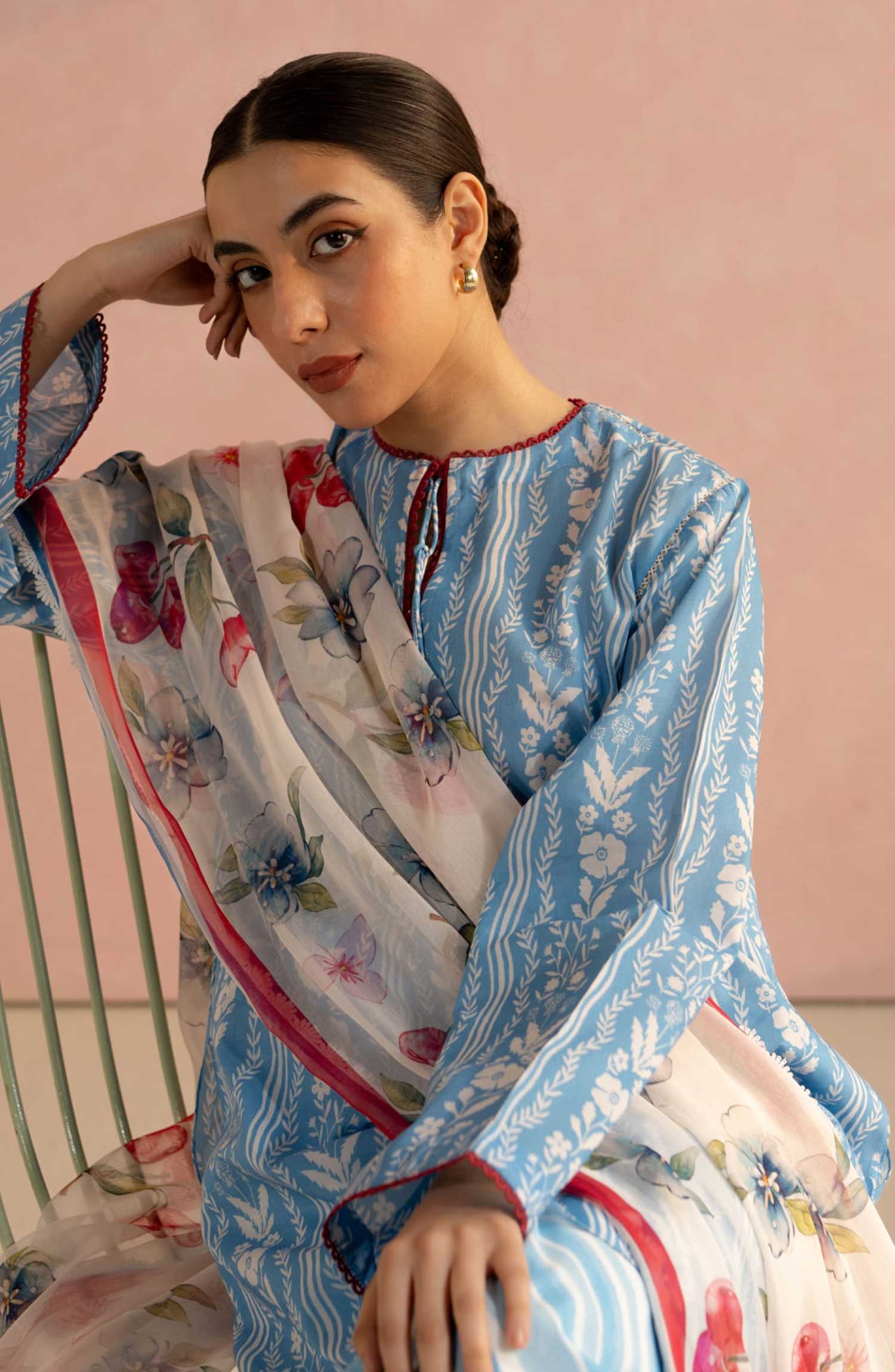 Shop from khaslibaas | Coco by Zara Shahjahan printed Lawn '26 (Amaya D9-B ) .Buy 100% original Designer Suit like Maria b, Sobia Nazir zainab Chottani Various Pakistani brands perfect for casual & formal wear.delivery available in UK, USA, Canada, UAE, Dubai and other countries... 