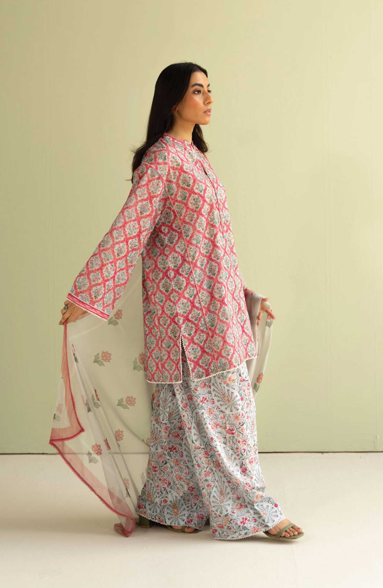 Shop from khaslibaas | Coco by Zara Shahjahan printed Lawn '26 (Amaya D10-B ) .Buy 100% original Designer Suit like Maria b, Sobia Nazir zainab Chottani Various Pakistani brands perfect for casual & formal wear.delivery available in UK, USA, Canada, UAE, Dubai and other countries... 