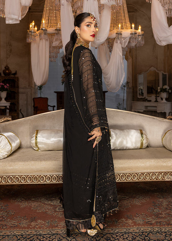 Buy Merakish ST22-MK2 D-01 Black Orchid – Luxury Collection. choose good quality brands like Maria b zainab Chottani, Hussain Rehar etc... Various Pakistani branded dresses summer fabric, elegant design, perfect for casual & formal wear also shop eid collections from khaslibaas .delivery available in UK, USA, Canada, UAE, Dubai and other countries... 