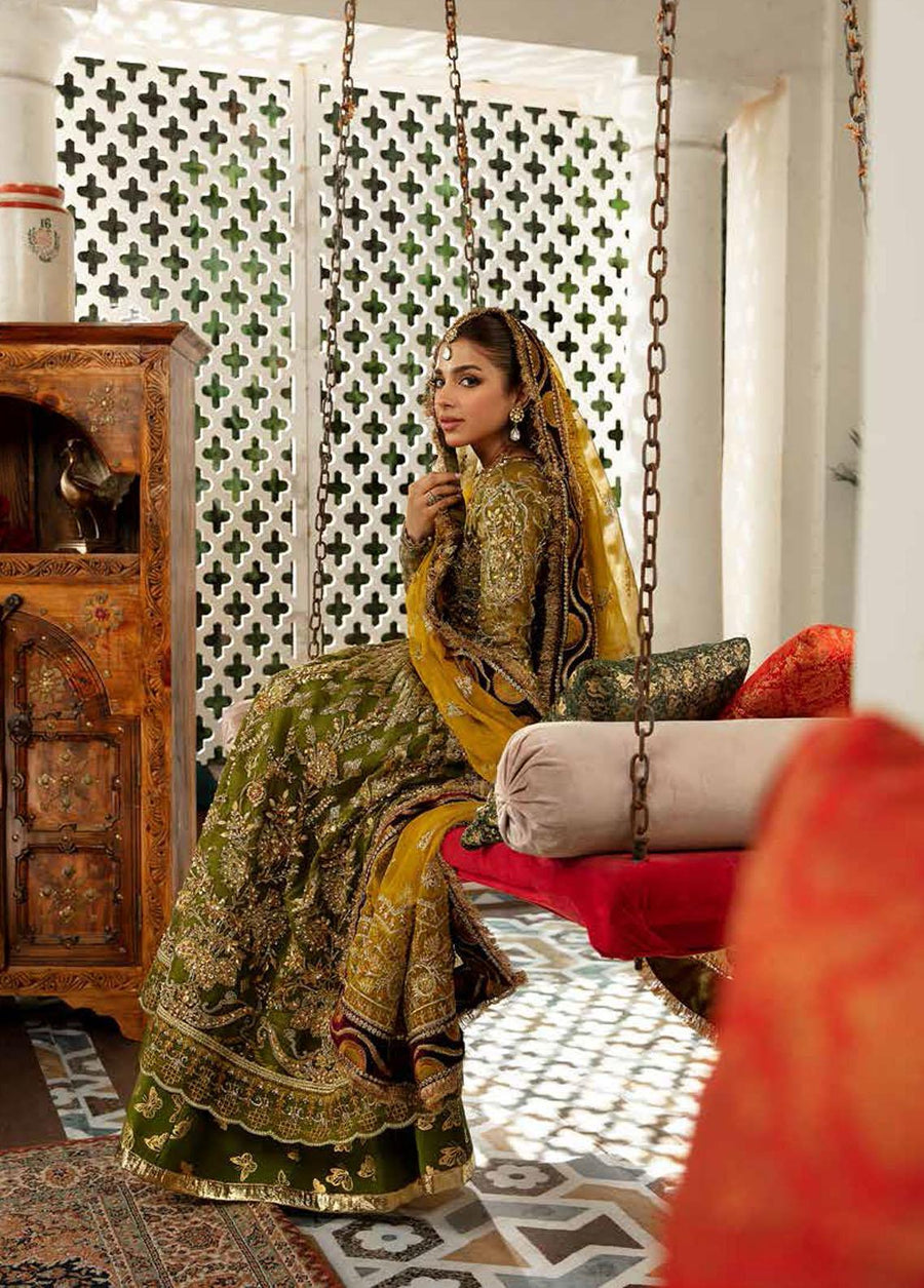 Buy MARYAM HUSSAIN MEHNDI | FESTIVE COLLECTION. choose good quality brands like Maria b zainab Chottani, Hussain Rehar etc... Various Pakistani branded dresses summer fabric, elegant design, perfect for casual & formal wear also shop eid collections from khaslibaas .delivery available in UK, USA, Canada, UAE, Dubai and other countries... 