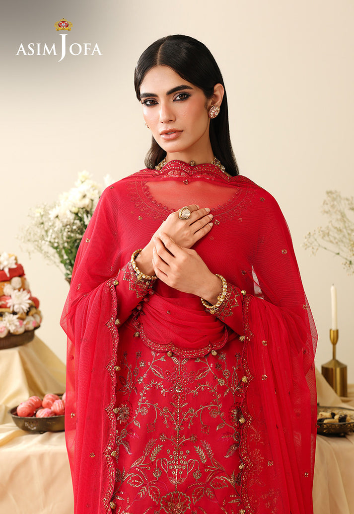 Shop Asim Jofa Luxury Festive '26 | AJULIH-08 original Pakistani designer collection online with free international delivery at Khaslibaas.com.delivery available in UK, USA, Canada, UAE, Dubai and other countries... 
