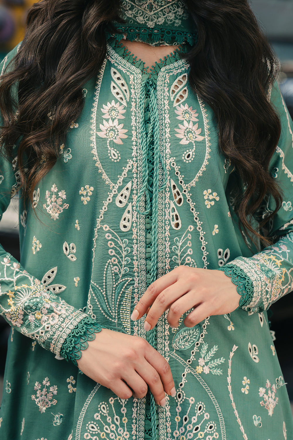 Buy Afrozeh | Mulaqaat'26 - VASL Embroidered  Suit 3 Pcs Unstitched | Women Summer Dresses 2026.choose good quality brands like Maria b zainab Chottani, Hussain Rehar, sobia nazir etc... Various Pakistani branded dresses summer fabric, elegant design, perfect for casual & formal wear also shop eid collections from khaslibaas .delivery available in UK, USA, Canada, UAE, Dubai and other countries... 