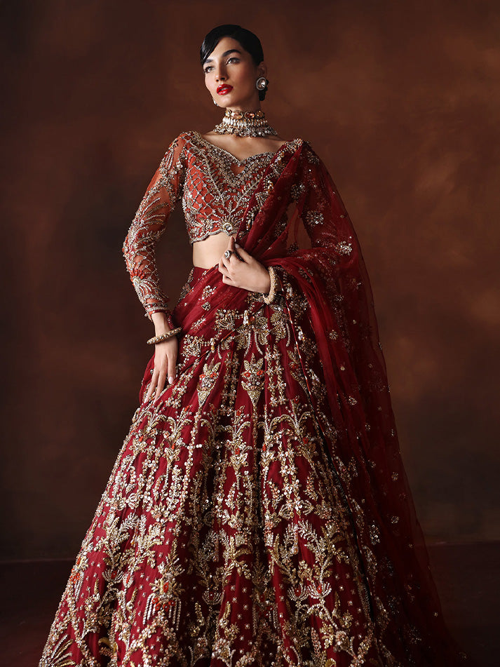 Regal Deep Rust Bridal Collection
