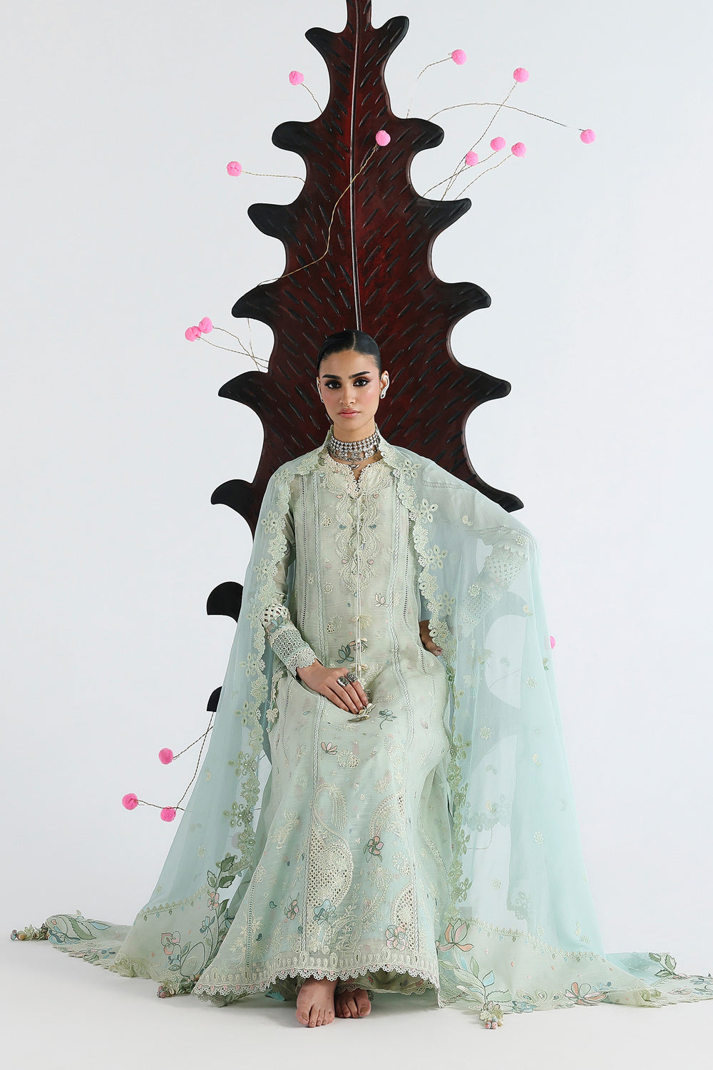 Buy QALAMKAR QFL-08 SABEL Embroidered  Suit 3 Pcs Unstitched | Women Summer Dresses 2026.choose good quality brands like Maria b zainab Chottani, Hussain Rehar, sobia nazir etc... Various Pakistani branded dresses summer fabric, elegant design, perfect for casual & formal wear also shop eid collections from khaslibaas .delivery available in UK, USA, Canada, UAE, Dubai and other countries... 