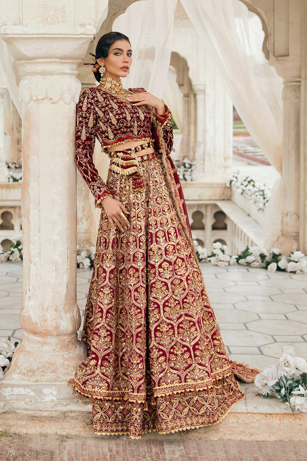Buy Afrozeh | BRIDE COLLECTION 22-HAYAL Embroidered  Festive Suit 3 Pcs Unstitched | Women Summer Dresses 2026.choose good quality brands like Maria b zainab Chottani, Hussain Rehar, sobia nazir etc... Various Pakistani branded dresses summer fabric, elegant design, perfect for casual & formal wear also shop eid collections from khaslibaas .delivery available in UK, USA, Canada, UAE, Dubai and other countries... 