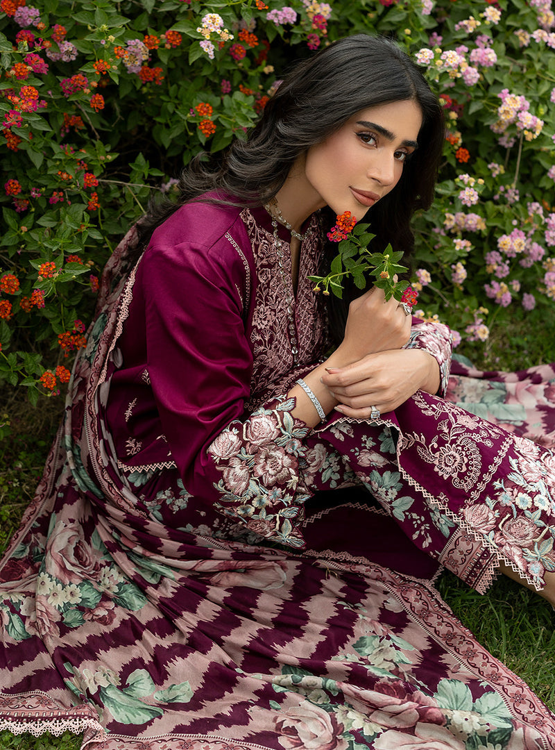 Buy from khaslibaas | ZAINAB CHOTTANI Luxury Lawn '26 | 3 piece unstitched embroidered lawn suit for women (Soma - 07).choose good quality brands like Maria b, Sobia Nazir zainab Chottani Various Pakistani branded dresses summer fabric, elegant design, perfect for casual & formal wear.delivery available in UK, USA, Canada, UAE, Dubai and other countries... 