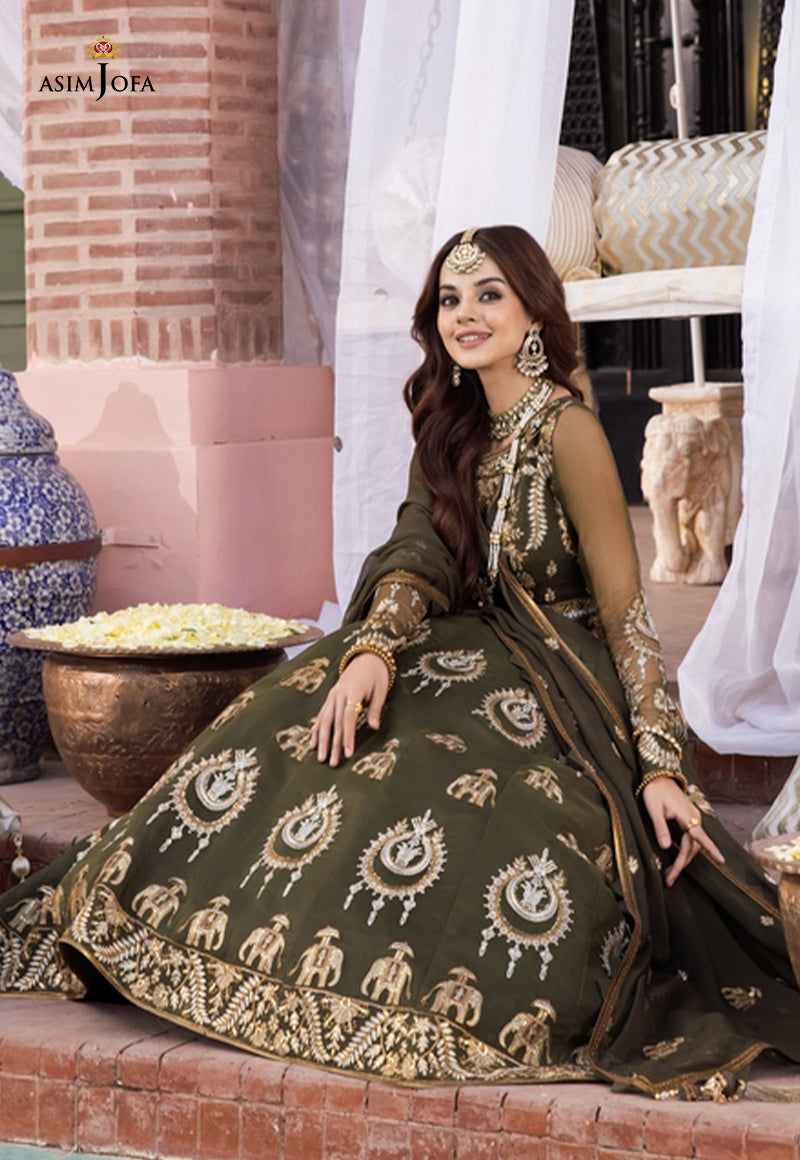 Buy Asim jofa AJM-03 EMBROIDERED ORGANZA  | Women FESTIVE Dress 2026.choose good quality brands like Maria b zainab Chottani, Hussain Rehar etc... Various Pakistani branded dresses summer fabric, elegant design, perfect for casual & formal wear also shop eid collections from khaslibaas .delivery available in UK, USA, Canada, UAE, Dubai and other countries... 